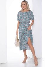 Платье Эпоха моды изумрудное П10143 LT Collection (Акция)