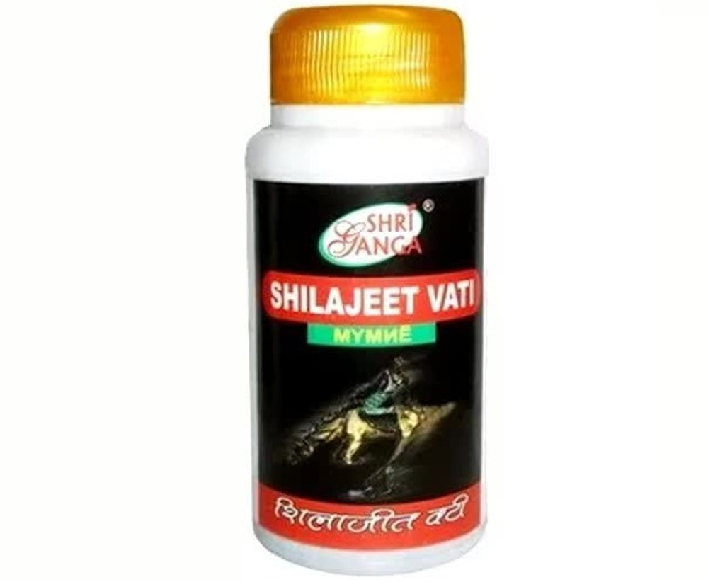 БАД Shri Ganga Shilajeet Vati Шиладжит (Мумие) таб 100 г