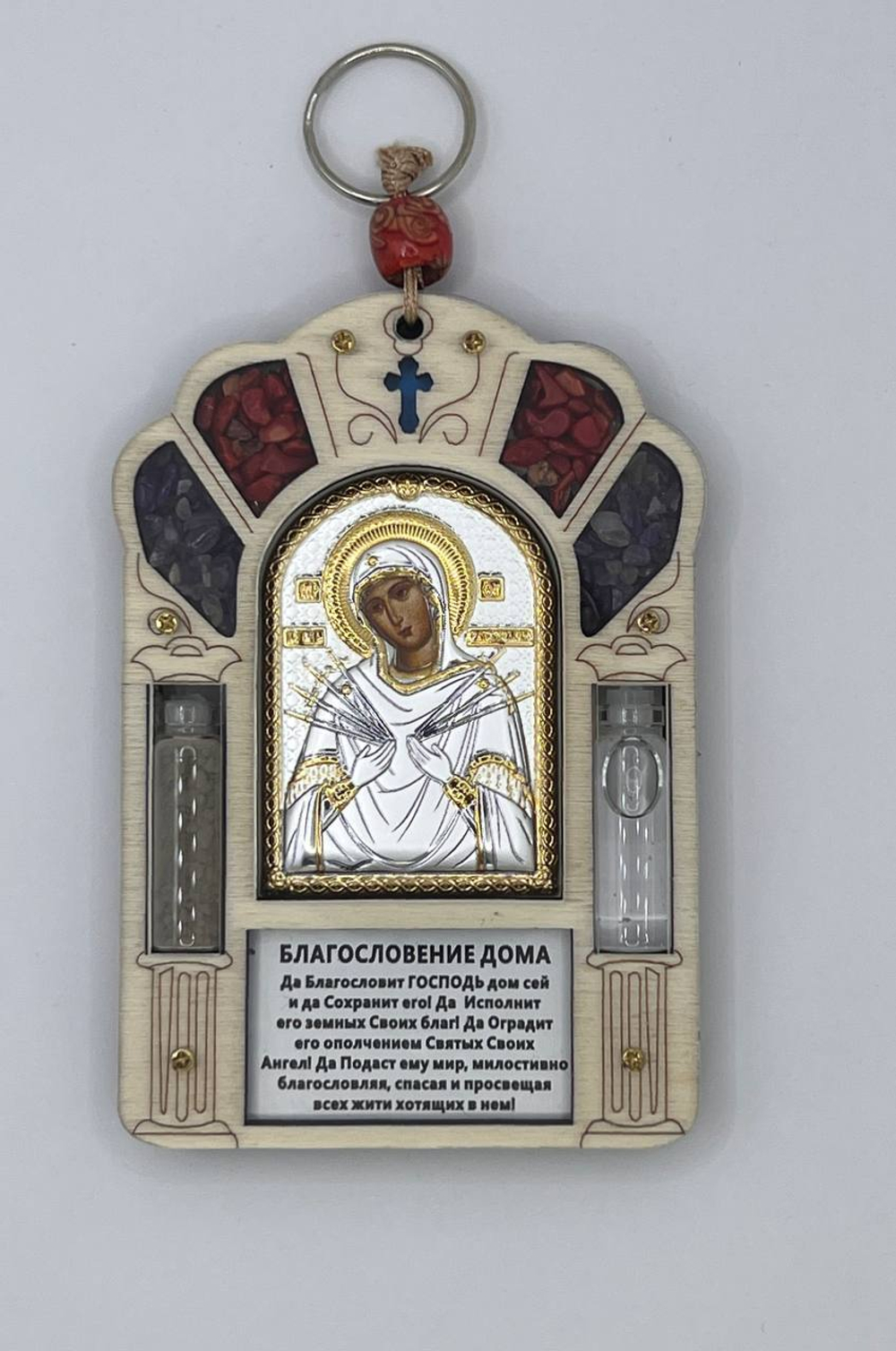 Благословение бизнеса Семистрельная, икона, 120x82