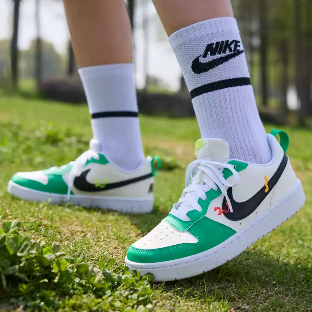 Женские кроссовки Nike Court Borough Low Recraft 'White Green Black' HF5750-101