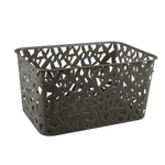 Корзинка универсальная 280х190х145 мм 6,3л (серый)