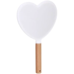 Зеркало косметическое с ручкой «Cute look - Королева», сердце, цвет белый 14*23,3см