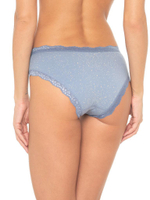 Трусики-слипы в крапинку (Размер: XL) (Цвет: голубой)