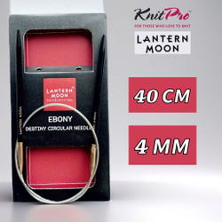 Спицы круговые "Lantern Moon" 3,25мм/80см, эбеновое дерево, KnitPro