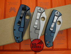 Нож Spyderco Tenacious Titanium - титановый нудист