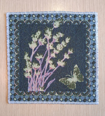 Набор декоративных гобеленовых салфеток Лаванда микс 19х19 (4 шт.)