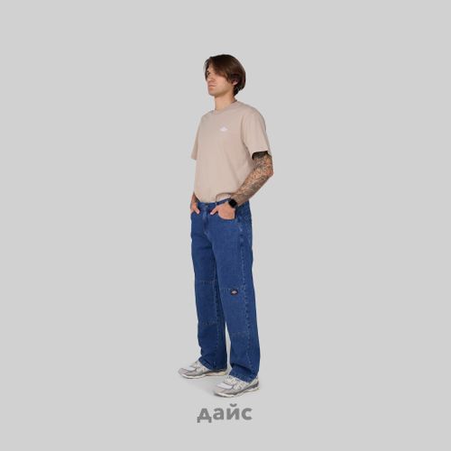 Джинсы мужские Dickies Double Knee Denim Pant артикул:DK0A4Y3FCLB1 - купить в магазине Дайс