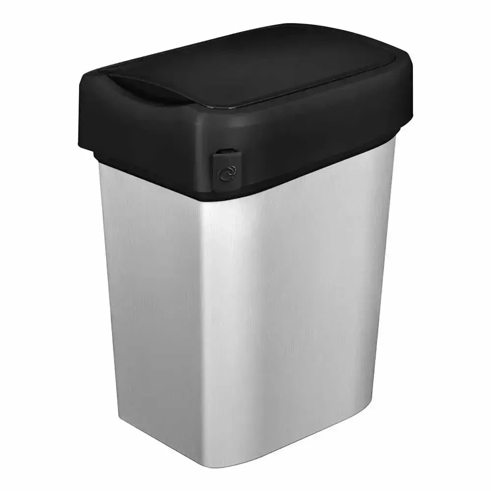 Контейнер для мусора metal bin 25л (черный) (комплект 4 шт)