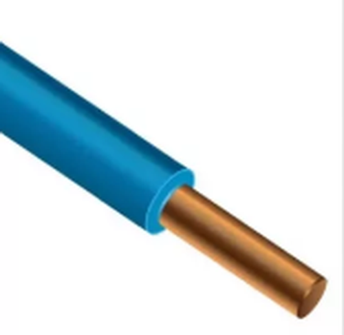 Провод медный ПуВ 2,5 (ПВ-1 2,5) синий (бухта 20) (кратно 20)