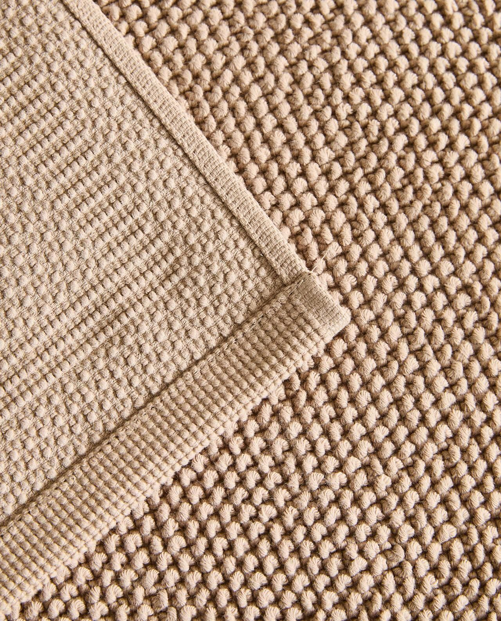 Zara Home - Нескользящий коврик для ванной из хлопка, бежевый, 50x70 см