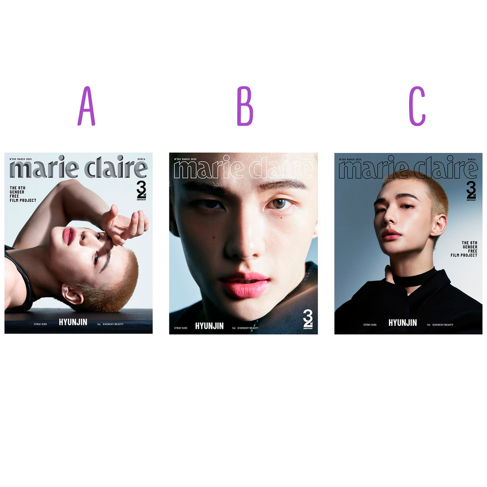 Журнал Marie Claire 2025.03 (Обложка: Stray Kids : HYUNJIN)