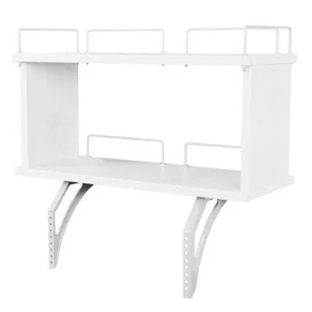 Навесная задняя двухъярусная полка Дэми СУТ.14.250 для столов СУТ.14 и СУТ.24