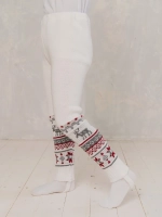 Рейтузы вязаные с орнаментом