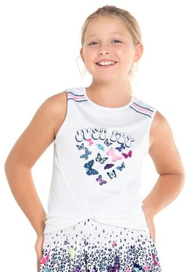 Футболка для девочки Lucky in Love Novelty Print Just Fly Tank - Multikolor