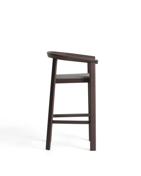 Уличный барный стул Erice из алюминия и веревки коричневого цвета, 75 см