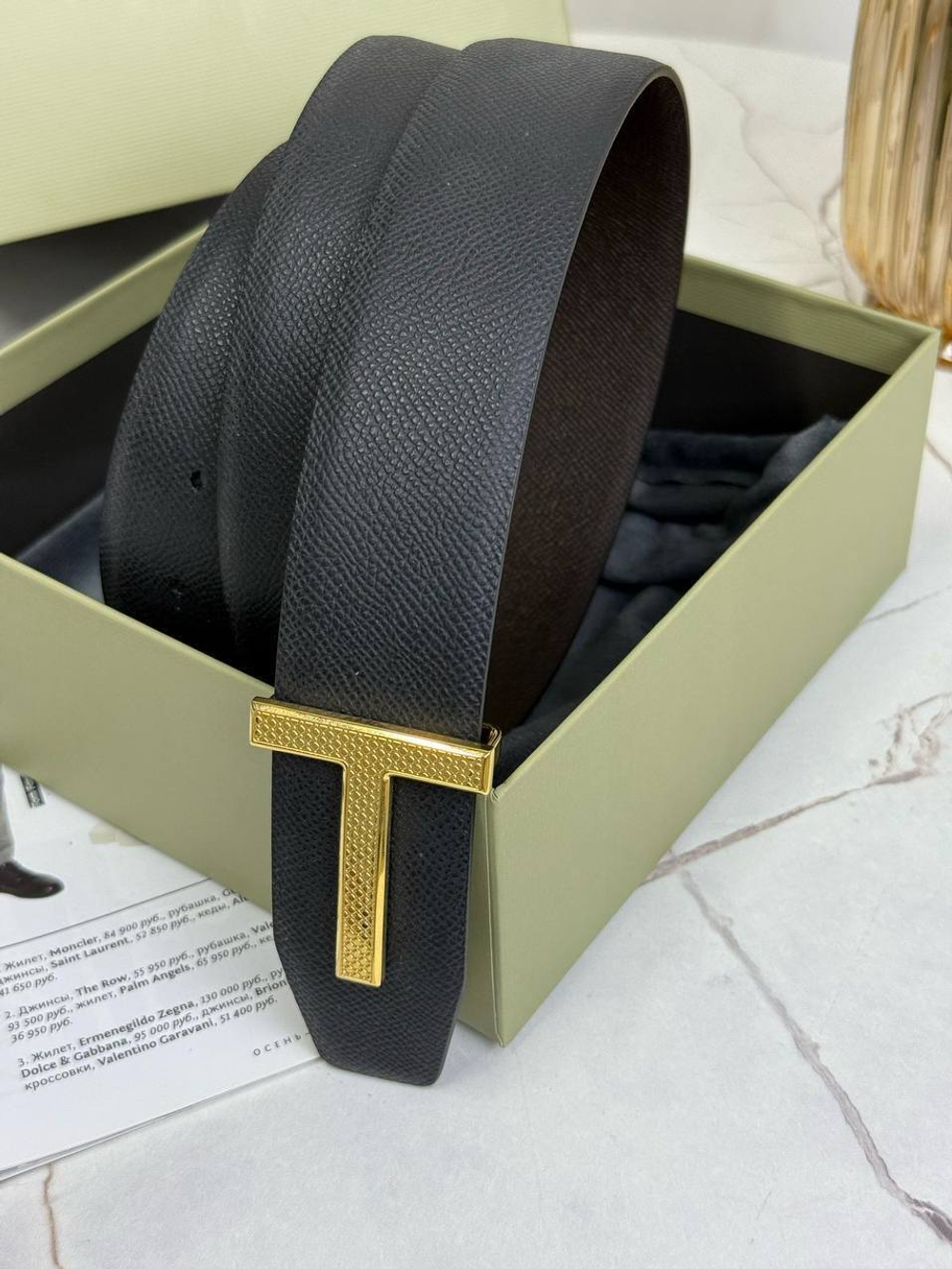 Двухсторонний ремень Tom Ford