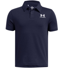 Детская теннисная футболка Under Armour Icon - midnight navy/white