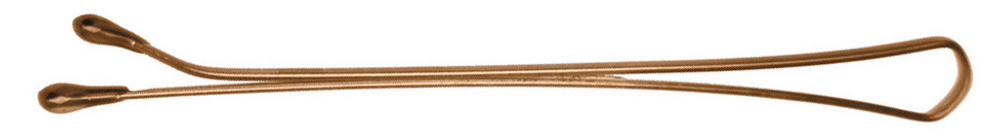 Невидимки прямые Dewal SLN60P-3/200, коричневые, 60 мм (200 гр)
