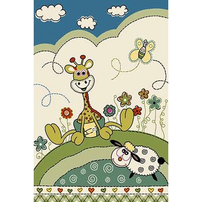 Ковер 2908 - CREAM - Прямоугольник - коллекция CRYSTAL 1,2*1,8м Cream