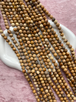 Нить бусин из яшмы 8,5мм, матовые