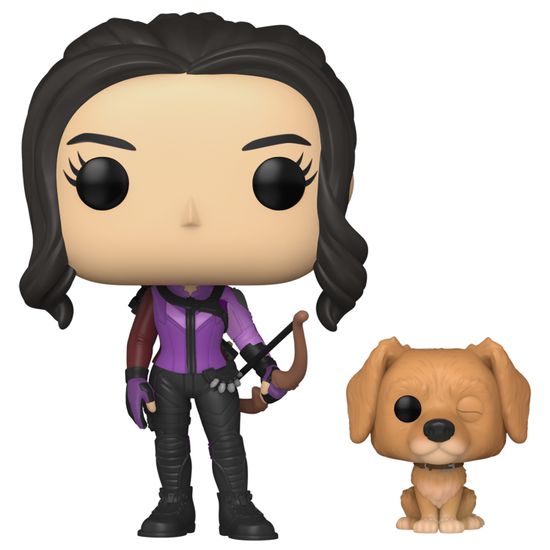 Фигурка Funko POP! TV Bobble Marvel Hawkeye Kate Bishop w/Lucky the Pizza Dog (1212) 59481