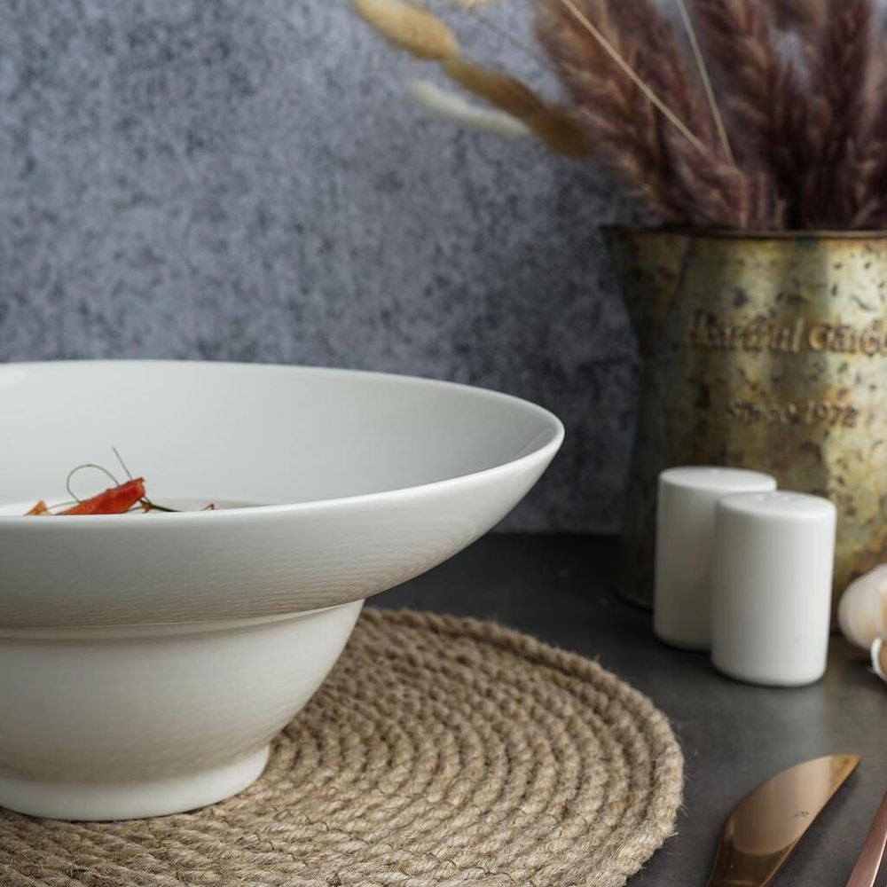 Тарелка глубокая 400 мл d 23 см h9,2 см для пасты   Noble [1]