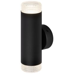 Светильник настенный ЭРА WL50 BK/TR под лампу MR16 GU10 черный/прозрачный