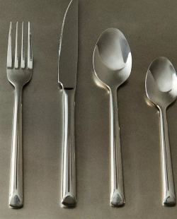 ZARA HOME НАБОР СТОЛОВЫХ ПРИБОРОВ ИЗ КОВАНОЙ СТАЛИ ( 4 ПРЕДМЕТА), СТАЛЬНОЙ