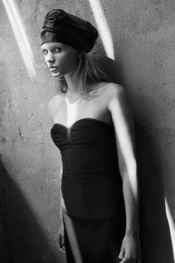 ZARA ТОП БАНДО ИЗ ПОЛУПРОЗРАЧНОГО ПОЛИАМИДА, ЧЕРНЫЙ