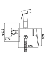Гигиенический душ со смесителем Gappo G7299-30
