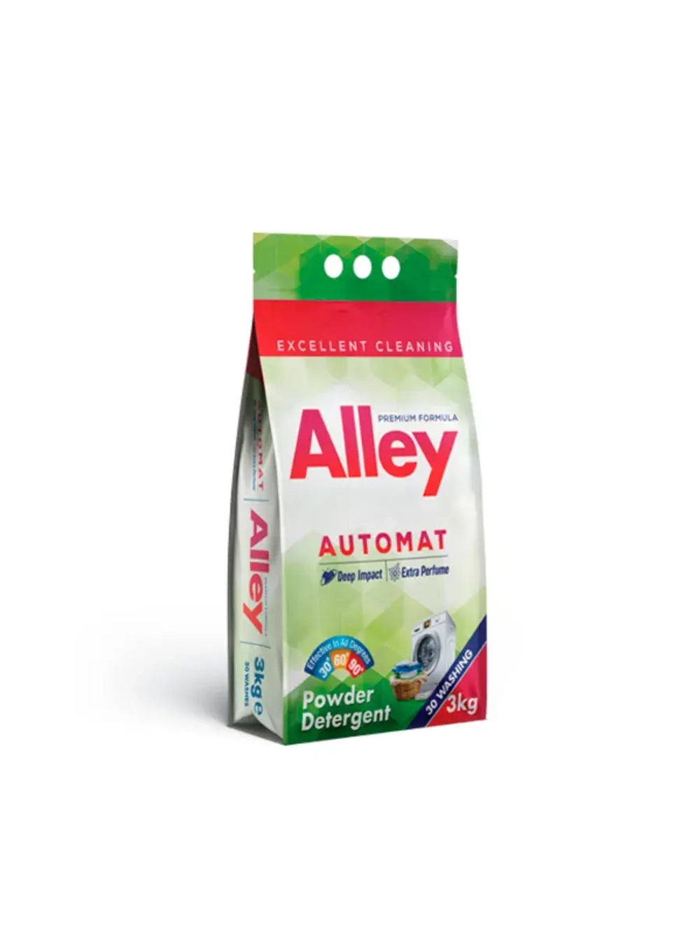 Порошок 3 кг. Для автоматической стирки. ALLEY