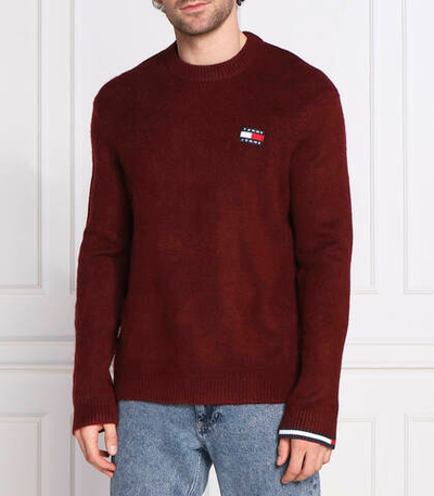свитер Tommy Jeans - бордовый(DM0DM15065)