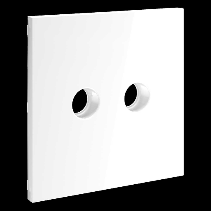 Накладка для розетки телевизионной оконечной TV+SAT S70 (белый глянцевый) Voltum VLS001601