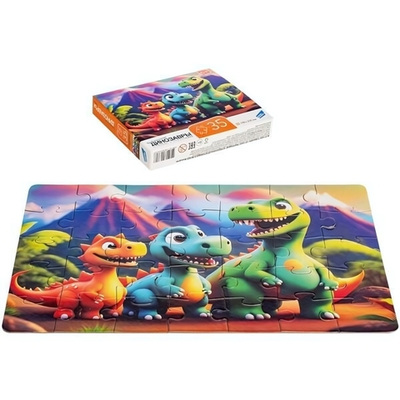 Пазл 35эл. "Динозавры" (Dream Makers)