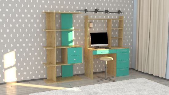 Стол письменный БРАУН правый