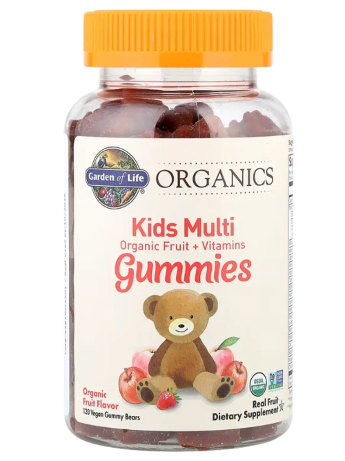 Organics Мультивитамины фрукты 120 мишек