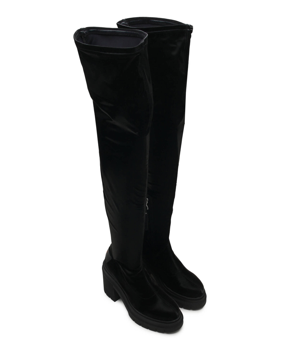 Кожаные сапоги-казаки krisheel highbt90 bp HUGO - черный(50509843)