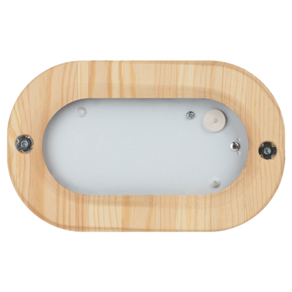 Светильник ЭРА НБО 04-60-022 Кантри дерево/стекло решетка IP54 E27 max 60Вт 232х140 овал орех