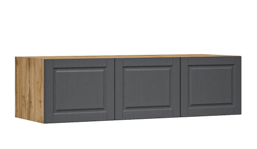 Спальня Лацио Сканди Шкаф 3д Антресоль Вотан/Сканди графит