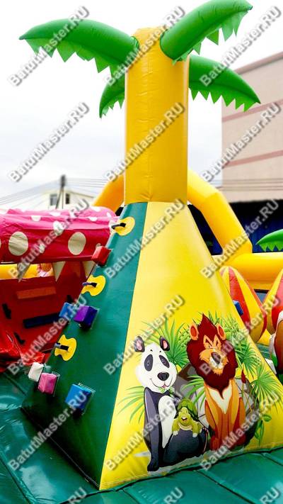 Батут "Пленительная Саванна",10x10x7 м