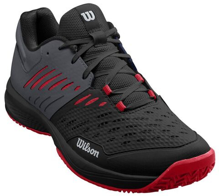 Мужские кроссовки теннисные Wilson Kaos Comp 3.0 M - black/ebony/wilson red