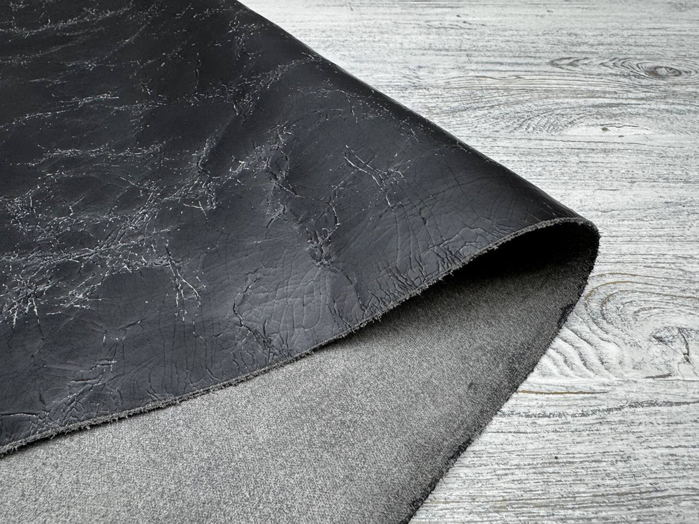 Ottiva Extra Crash Nero (1,3-1,5 мм), цв. Черный, натуральная кожа