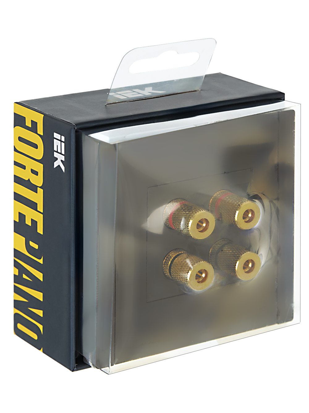 FORTE&PIANO Аудиорозетка 4-местная FP339 серый IEK