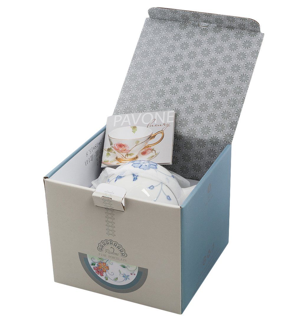 Pavone JS-33 Чайный набор «Голубая бабочка»