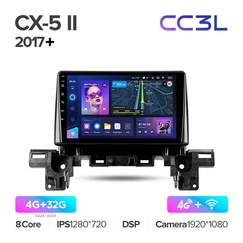 Teyes CC3L 9"для Mazda CX-5 2017+