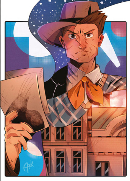 Графический Роман Маяковский. Как делать стихи (обложка для комикшопов)