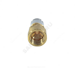 Муфта для МП/PE-X труб латунь пресс Дн 16х3/4" ВР RM109 Giacomini RM109Y043