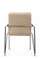 Стул Самба с мягкими подлокотниками SMB-01H Хром гальв. Бежевый