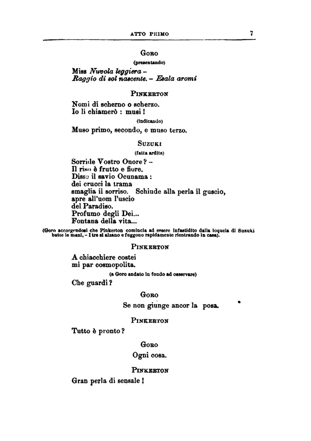 Madam Butterfly. a Japanese tragedy founded on the book by John L. Long and the drama by David Belasco | Giacomo Puccini