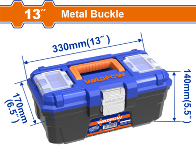 Ящик для инструмента 330х170х140 мм, 7 кг (8) WADFOW WTB3313